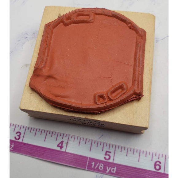 Goldfish Bowl Wood Cellar Graphics Wood Mounted Rubber Stamp - Picture 7 of 7